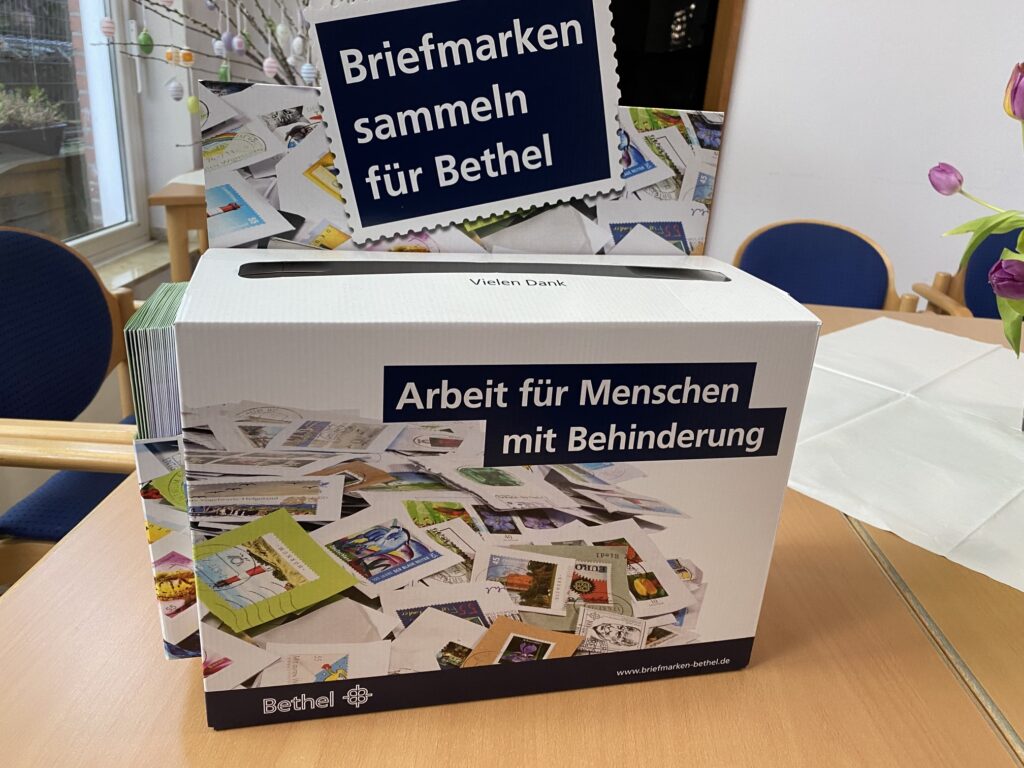 Gesammelte Briefmarken für Bethel
