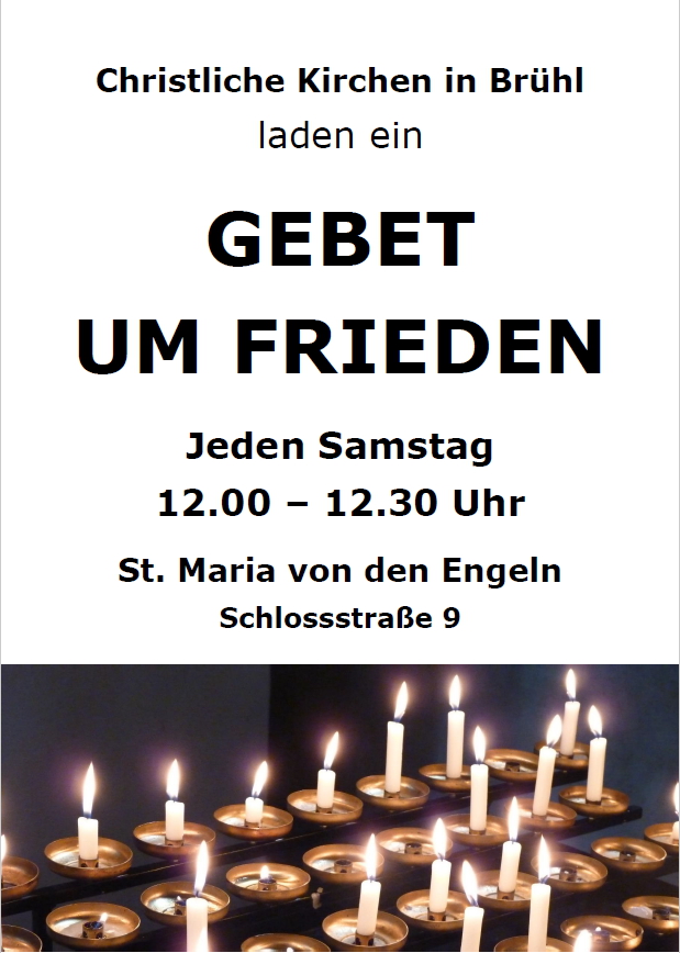 Friedensgebet in der Schlosskirche Brühl